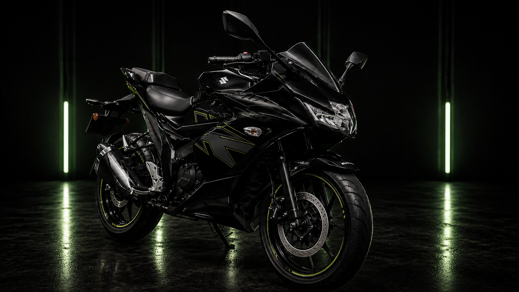 Antes — moto sin personalización